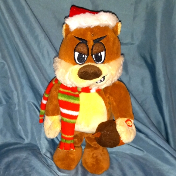 Annimated Christmas Bear 13" Plush must see - Picture 1 of 5